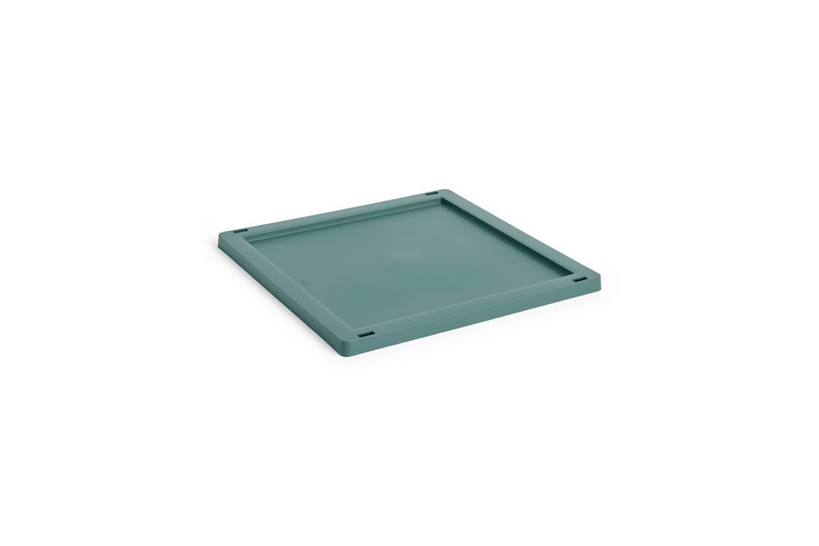 Colour Crate Plastic Square/Cube låg, M - Dark green